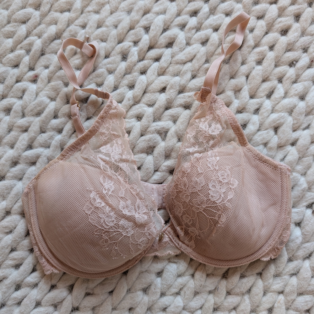 Natori Elegant Lace Women's Bra in Cream, Size 32D